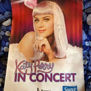 Katy perry autographed RARE teenage dream poster